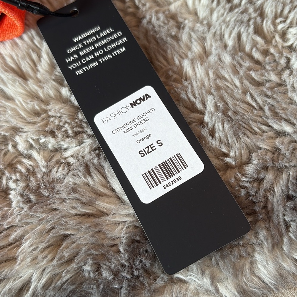 FN “Catherine Ruched Mini Dress” 🧡 - Picture 7 of 7